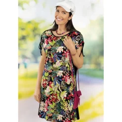 Online Tempsl Robe imprimée, dos uni