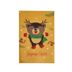 Hot Tempsl Set de 4 cartes postales à diamanter Nouvel an