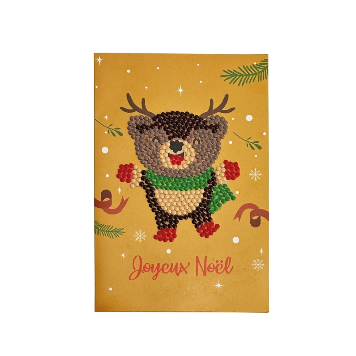 Hot Tempsl Set de 4 cartes postales à diamanter Nouvel an