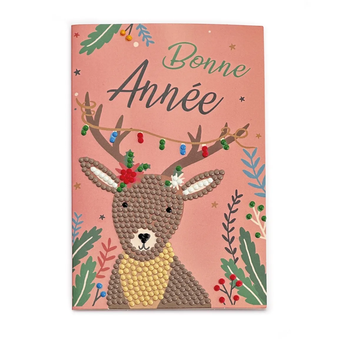 Hot Tempsl Set de 4 cartes postales à diamanter Nouvel an