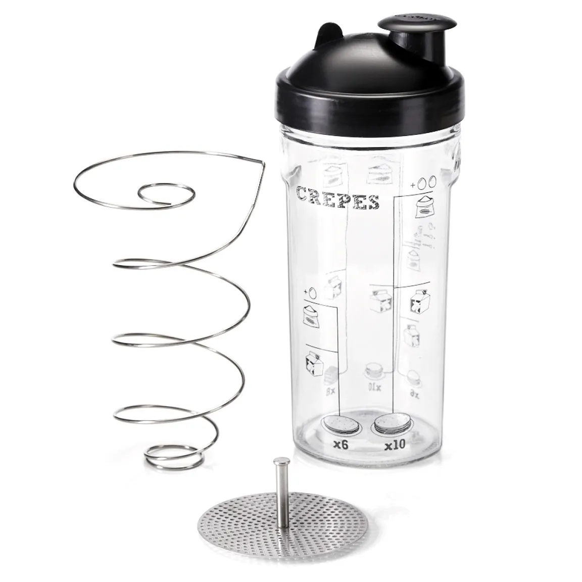 Outlet Tempsl Shaker à crêpes Miam Cookut