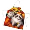 Hot Tempsl Tablier chat en automne