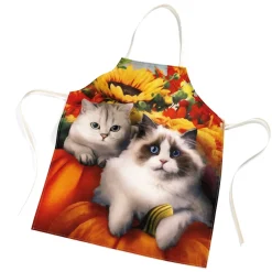 Hot Tempsl Tablier chat en automne