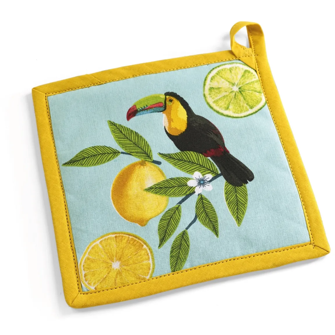 New Tempsl Tablier, gant et manique citron de Menton