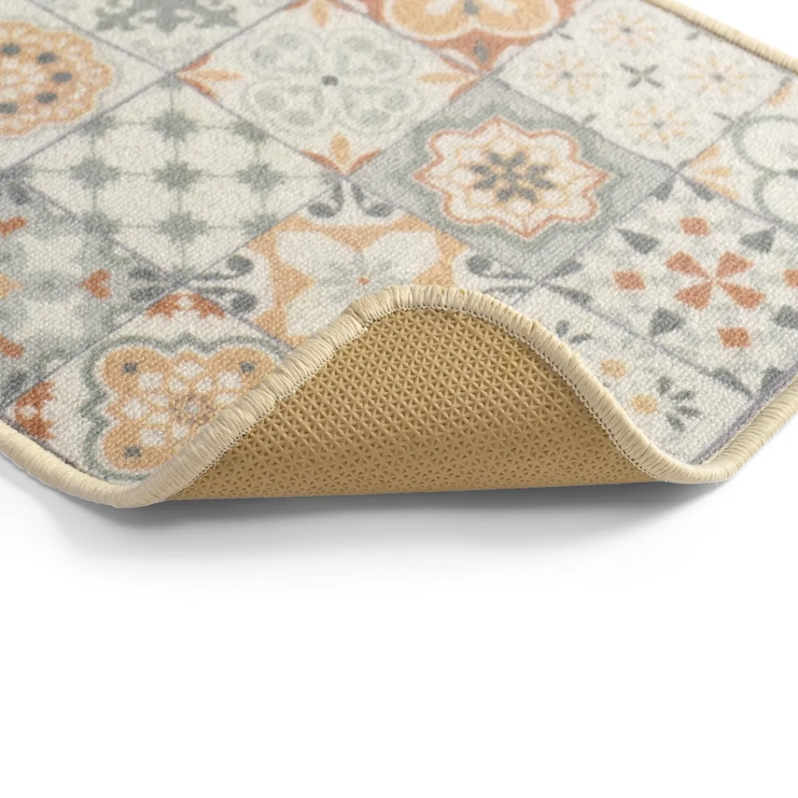 Online Tempsl Tapis carreaux ciment bleu ou beige