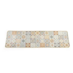 Online Tempsl Tapis carreaux ciment bleu ou beige