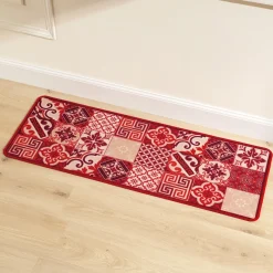 Discount Tempsl Tapis carreaux de ciment gris 40 x 60 cm