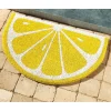 Best Tempsl Tapis citron demi-lune
