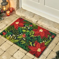 Outlet Tempsl Tapis coco poinsettia