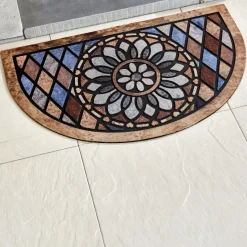 Outlet Tempsl Tapis demi-lune mosaïque