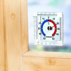 New Tempsl Thermomètre int/ext à coller