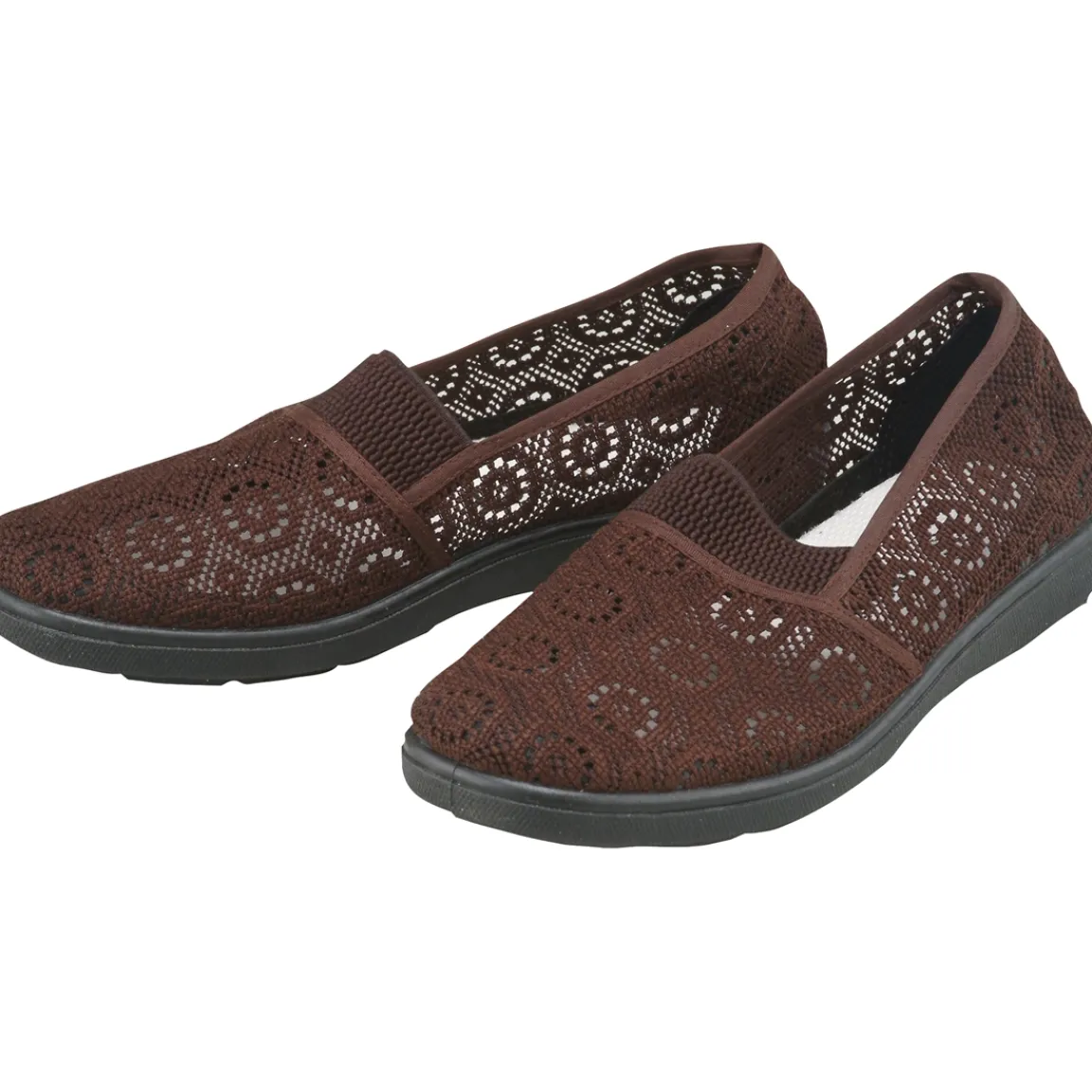 Clearance Tempsl Trotteurs ajourés, beige ou marron